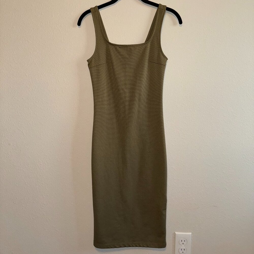 Midi Dress Olive Green